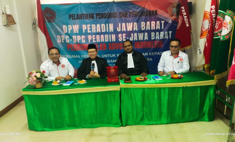DPW dan DPC PERADIN Jawa Barat Tegaskan Komitmen Jaga Integritas dan Tegakkan Keadilan DPW dan DPC PERADIN Jawa Barat Tegaskan Komitmen Jaga Integritas dan Tegakkan Keadilan