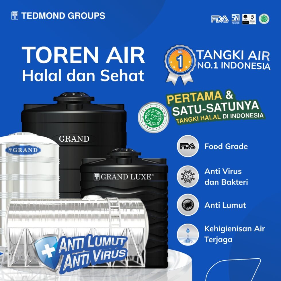 Toren Air Halal Pertama Di Indonesia Tangki Air Grand