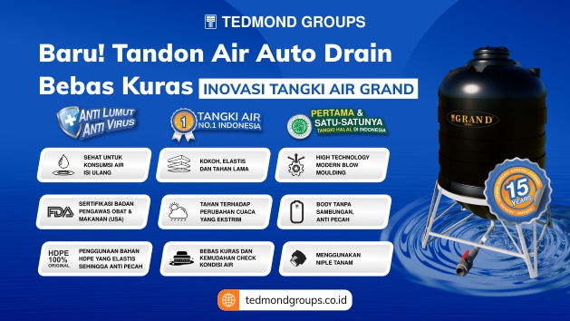 Tandon Air auto Drain Bebas Kuras