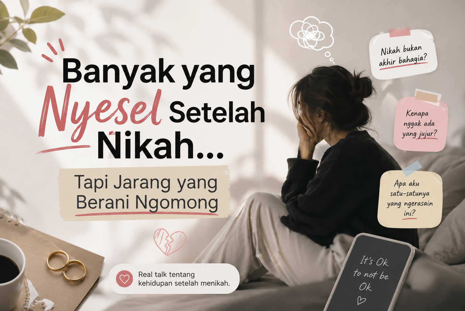 Banyak yang Nyesel Setelah Nikah: Kenapa Topik Ini Masih Tabu?