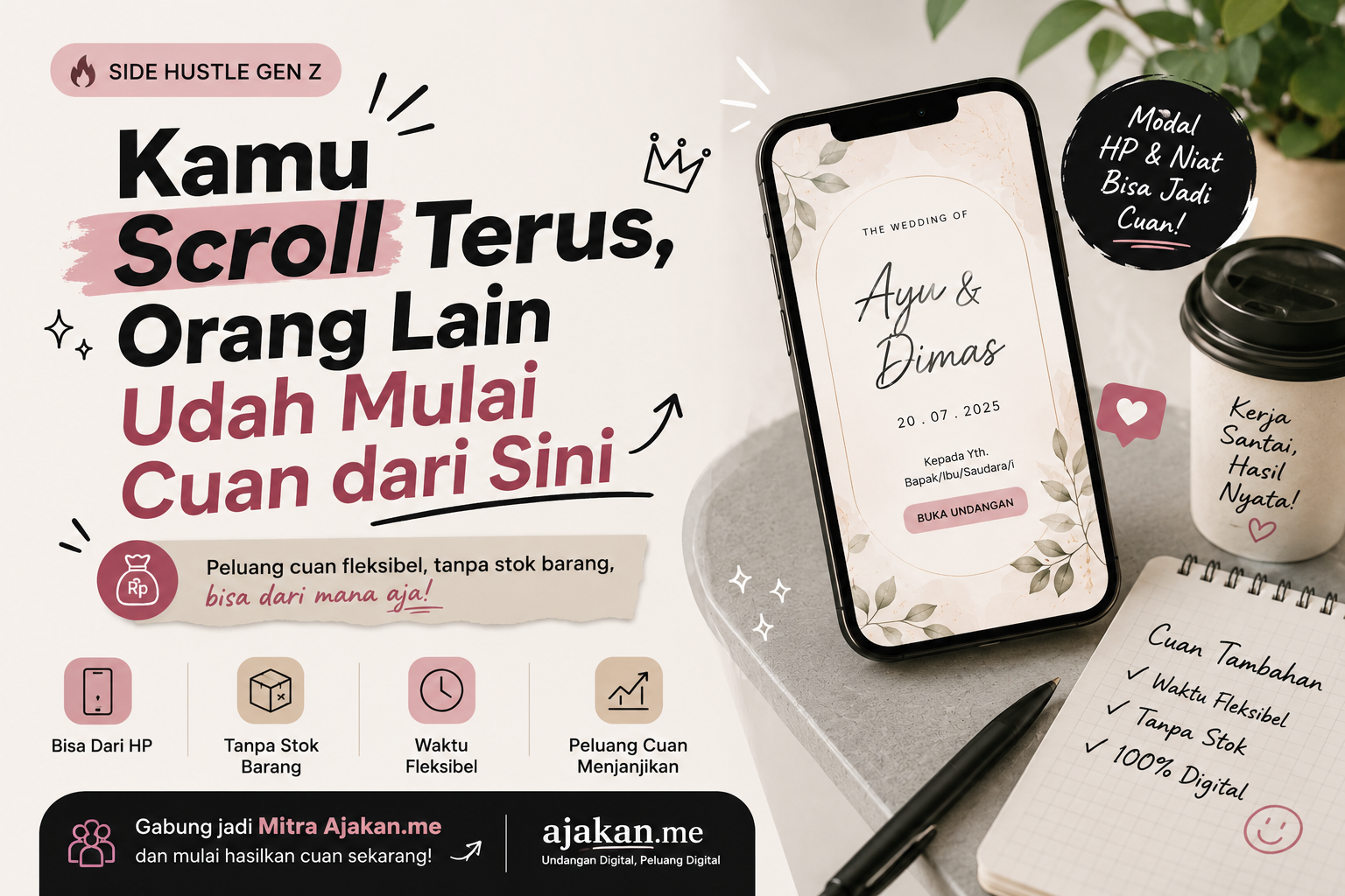 Kamu Masih Asyik Scroll? Yuk, Mulai Cuan dari HP Sekarang Juga!