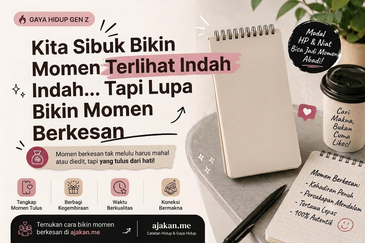 Sibuk Bikin Konten Estetik, Tapi Lupa Menikmati Momen Berkesan?
