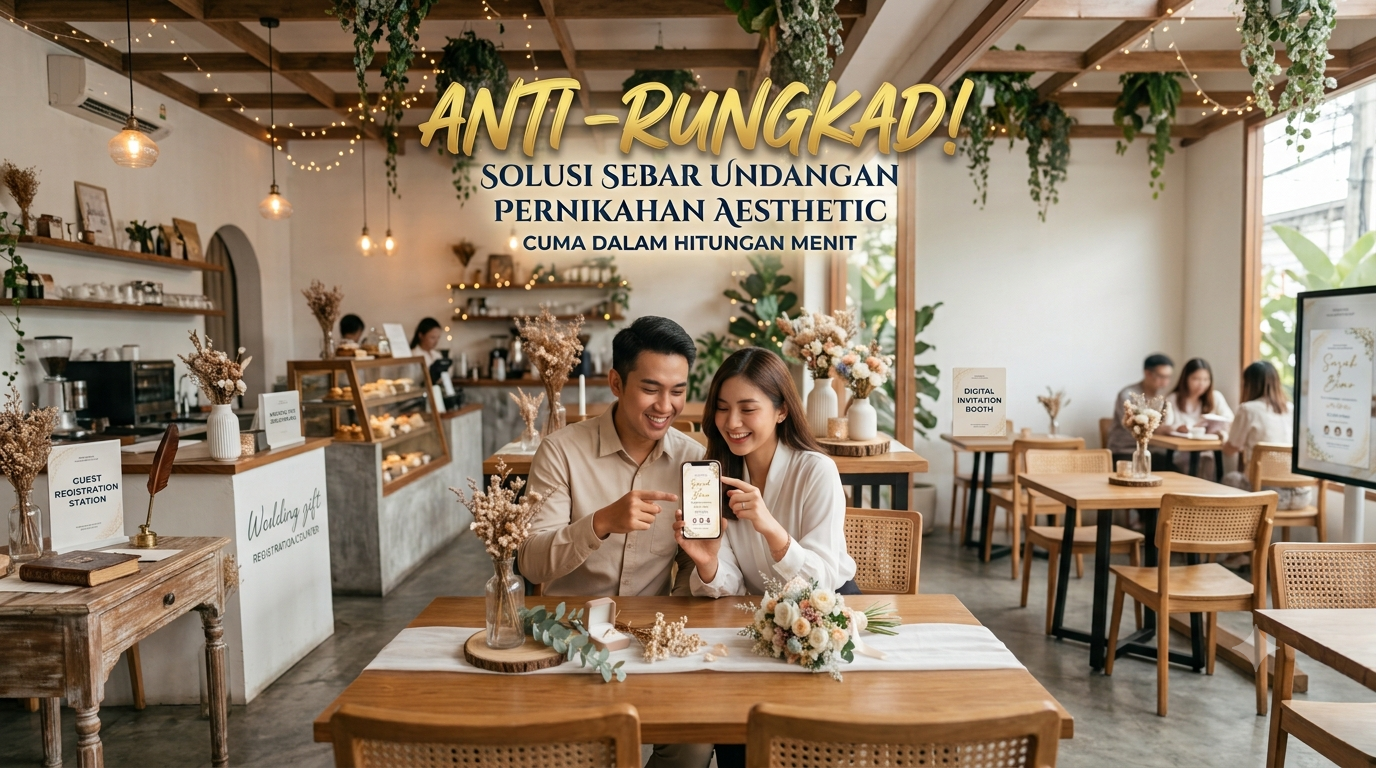 Anti-Rungkad! Cara Praktis Bikin Undangan Pernikahan Aesthetic dalam Hitung