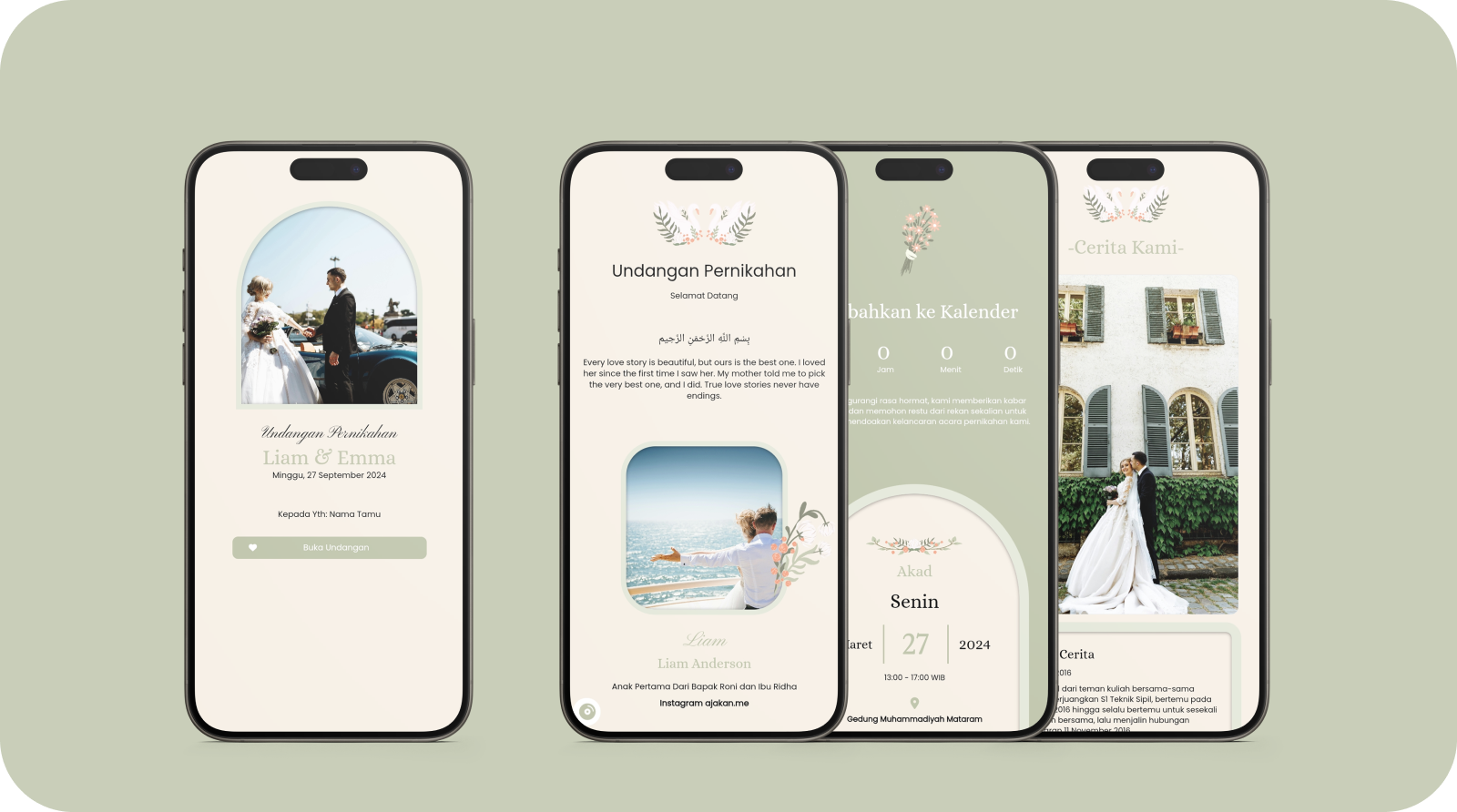 Spill Undangan Aesthetic Buat Outdoor Wedding: Vibe-nya Earthy