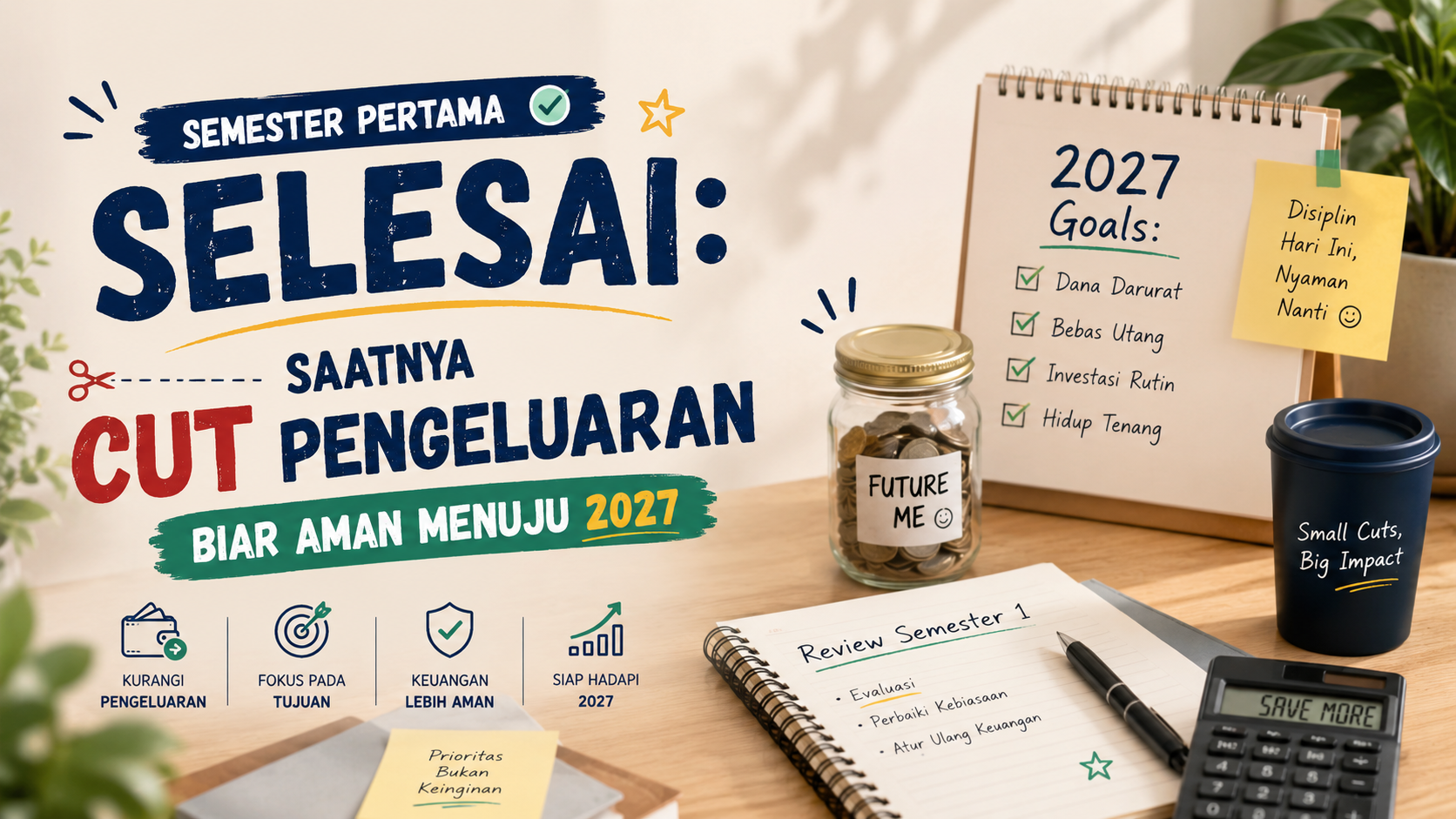 Semester Pertama Selesai: Saatnya Cut Pengeluaran Biar Aman Menuju 2027