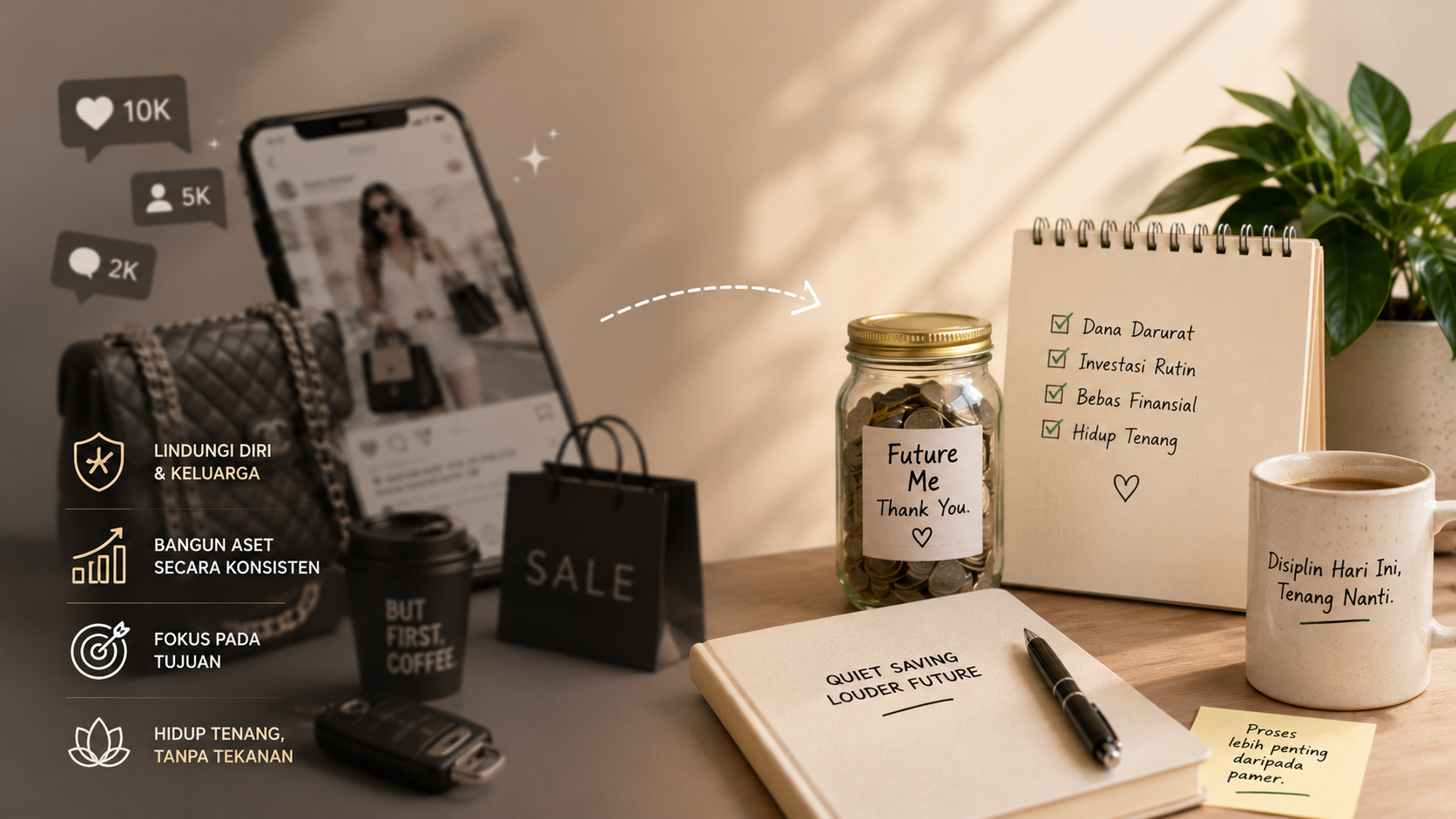 Sekarang Bukan Zamannya Flexing, Tapi Quiet Saving