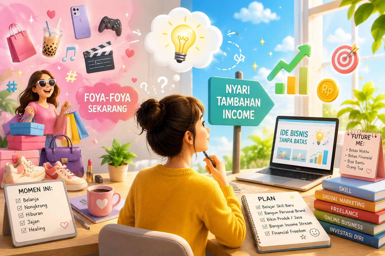 Gak Ada Istilah Hemat, Yang Ada Nyari Income Tambahan