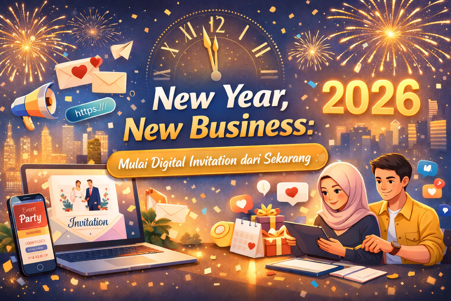 New Year, New Business: Mulai Digital Invitation dari Sekarang