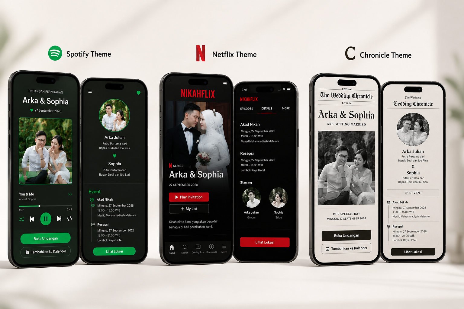 Inspirasi Undangan Pernikahan Online Unik dan Anti Mainstream untuk Momen S