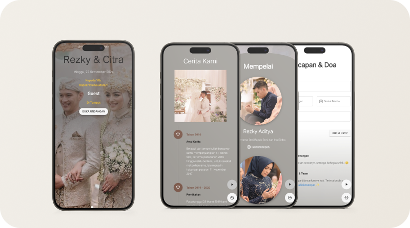 Greenery Watercolor: Template Undangan Digital dengan Sentuhan Alam yang Lembut dan Romantis