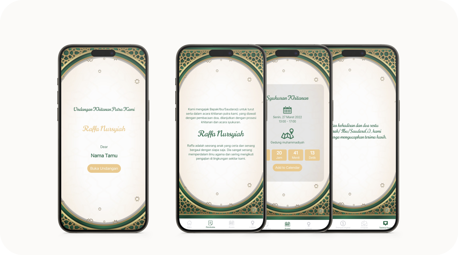 Mockup Khitanan Klasik Royal