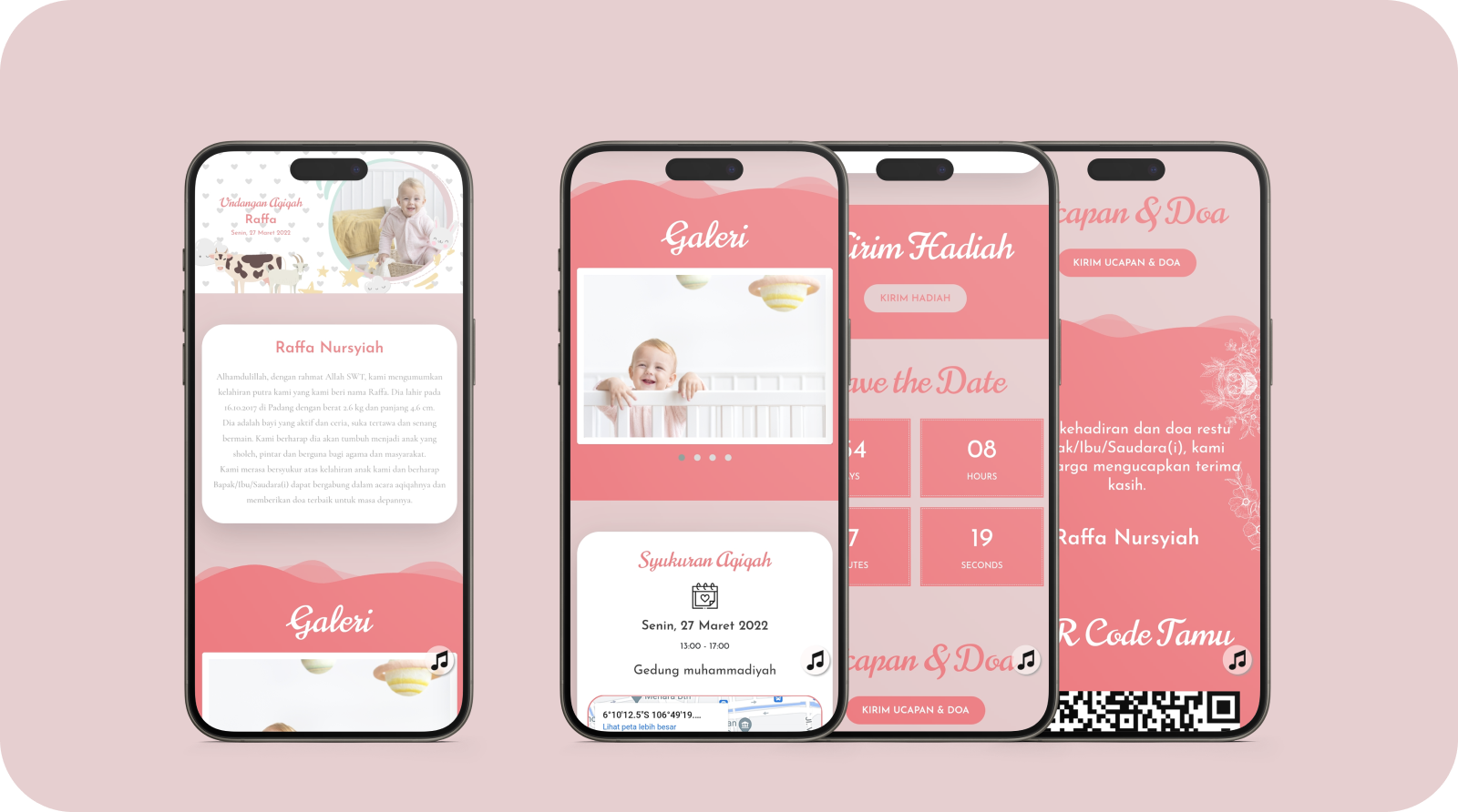 Mockup Beauty Pink Aqiqah