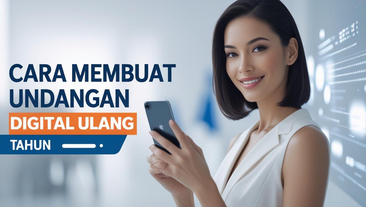 Cara Membuat Undangan Digital Ulang Tahun Eucalyptus Leaves Yellow