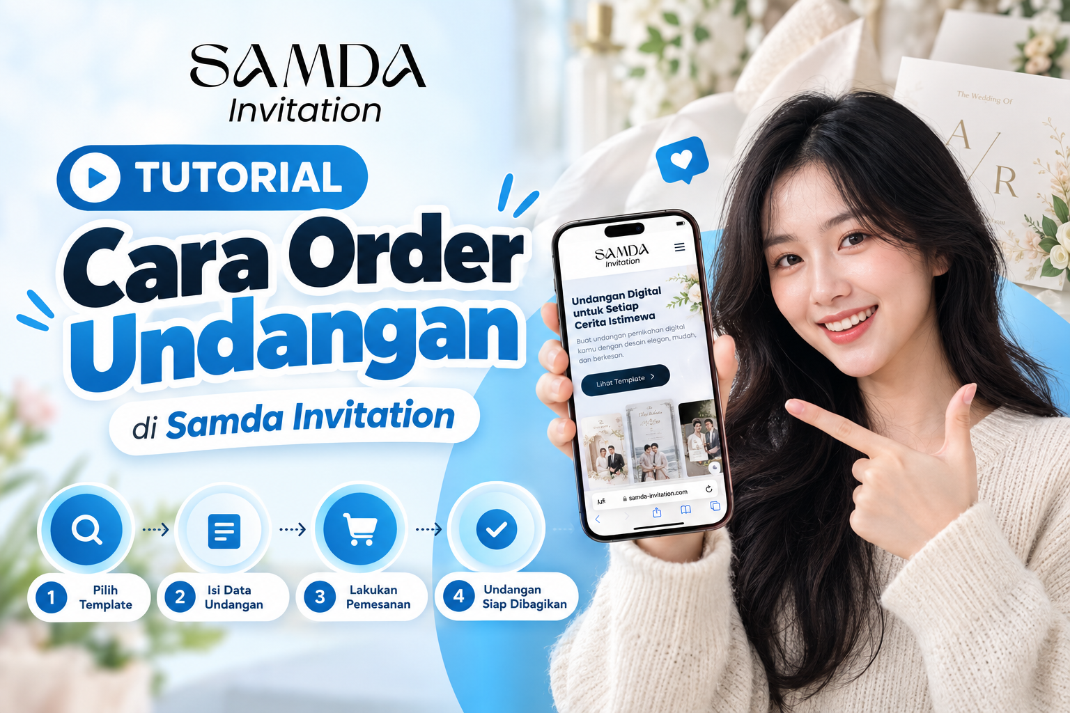TUTORIAL CARA ORDER UNDANGAN DI SAMDA INVITATION