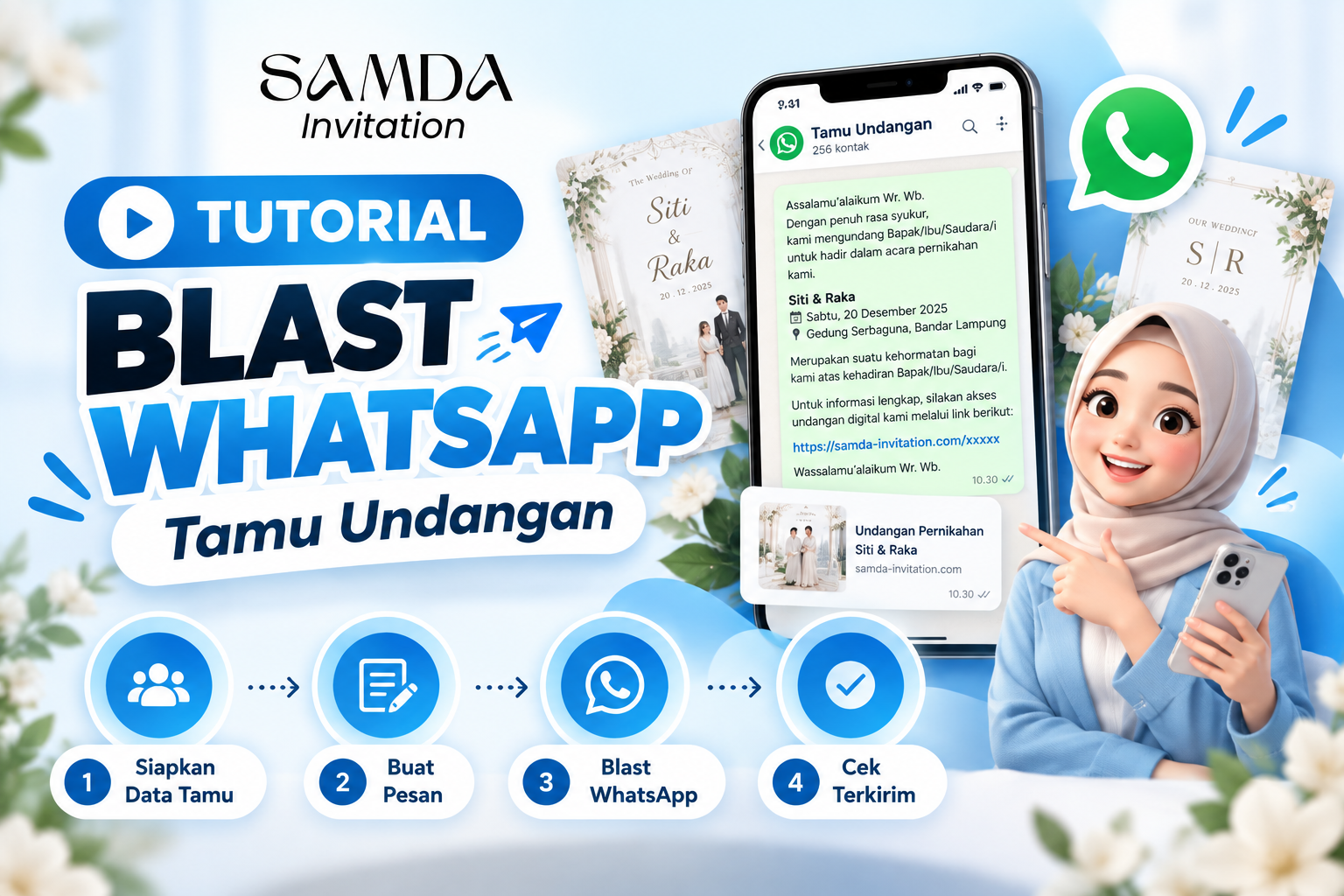 TUTORIAL BLAST WHATSAAP TAMU UNDANGAN