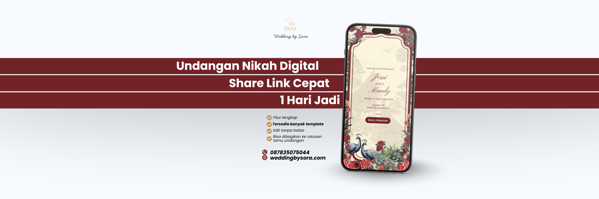 Undangan Digital Pernikahan Elegan & Modern