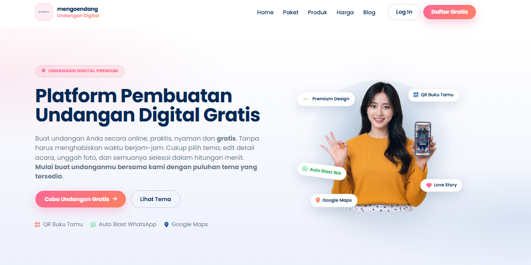 Mengoendang: Solusi Undangan Digital Praktis dan Elegan untuk Momen Spesial