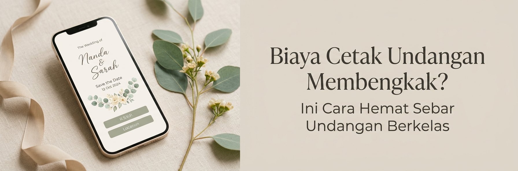 Biaya Cetak Undangan Membengkak? Ini Cara Hemat Sebar Undangan Berkelas