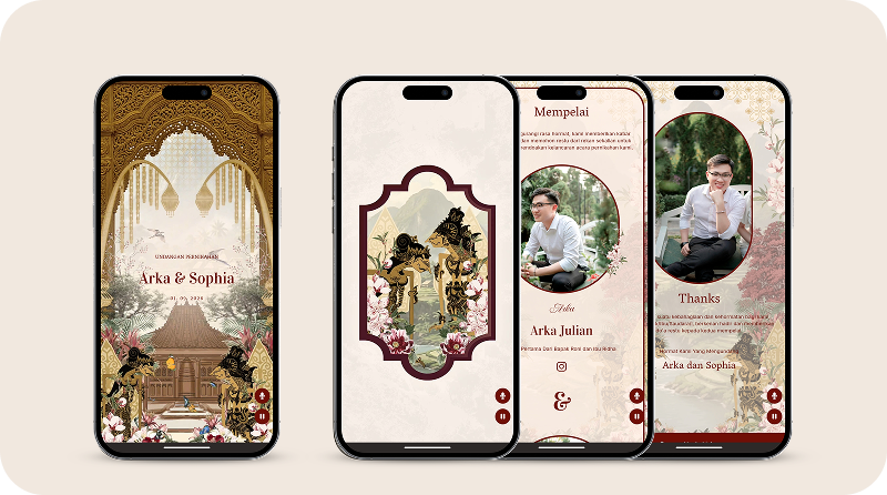 Jawa – Royal Javanese: Kemewahan Budaya Jawa dalam Undangan Digital