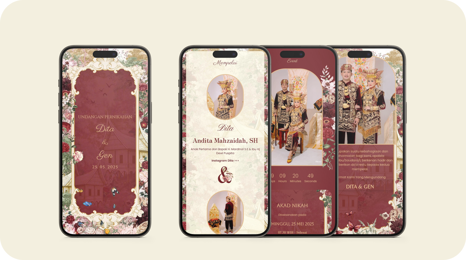 Elegan dengan Sentuhan Minang: Tema Undangan Pernikahan yang Penuh Makna