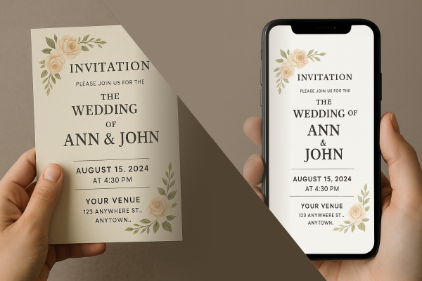 Undangan Nikah: Cetak Klasik atau Digital Kekinian? Pilih yang Mana?