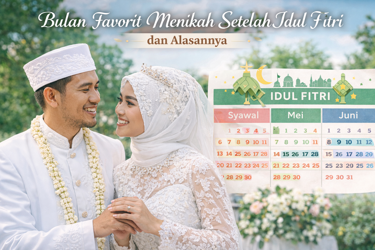 Bulan Favorit Menikah Setelah Idul Fitri dan Alasannya