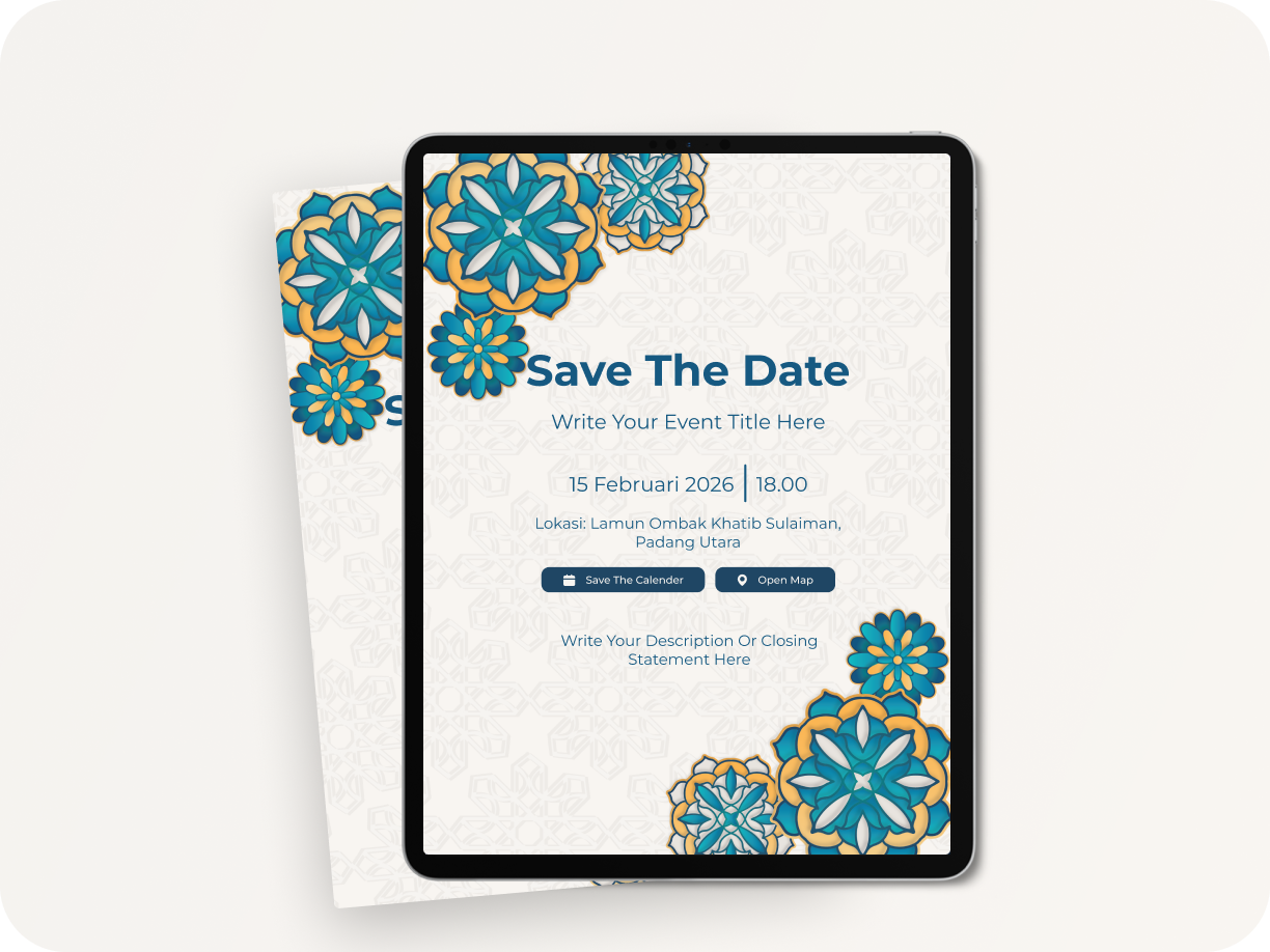 Mockup Dimensional Arabic