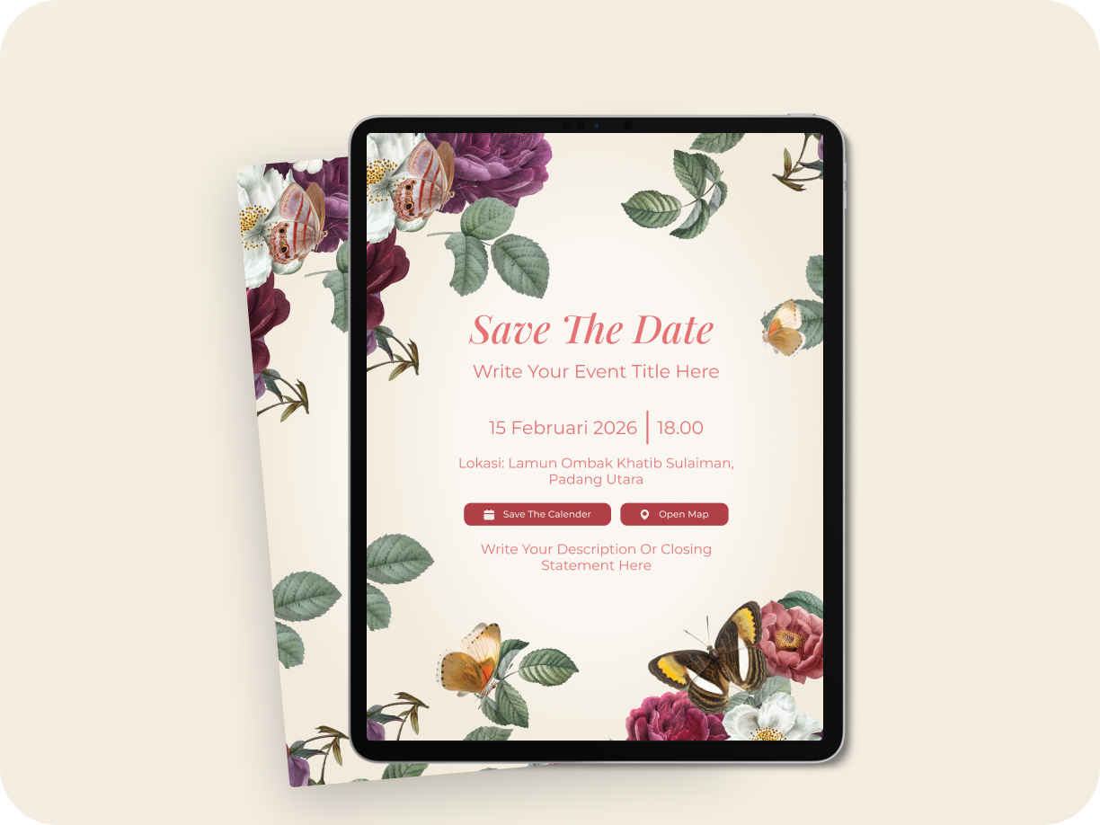 Mockup Bouquet Flowers