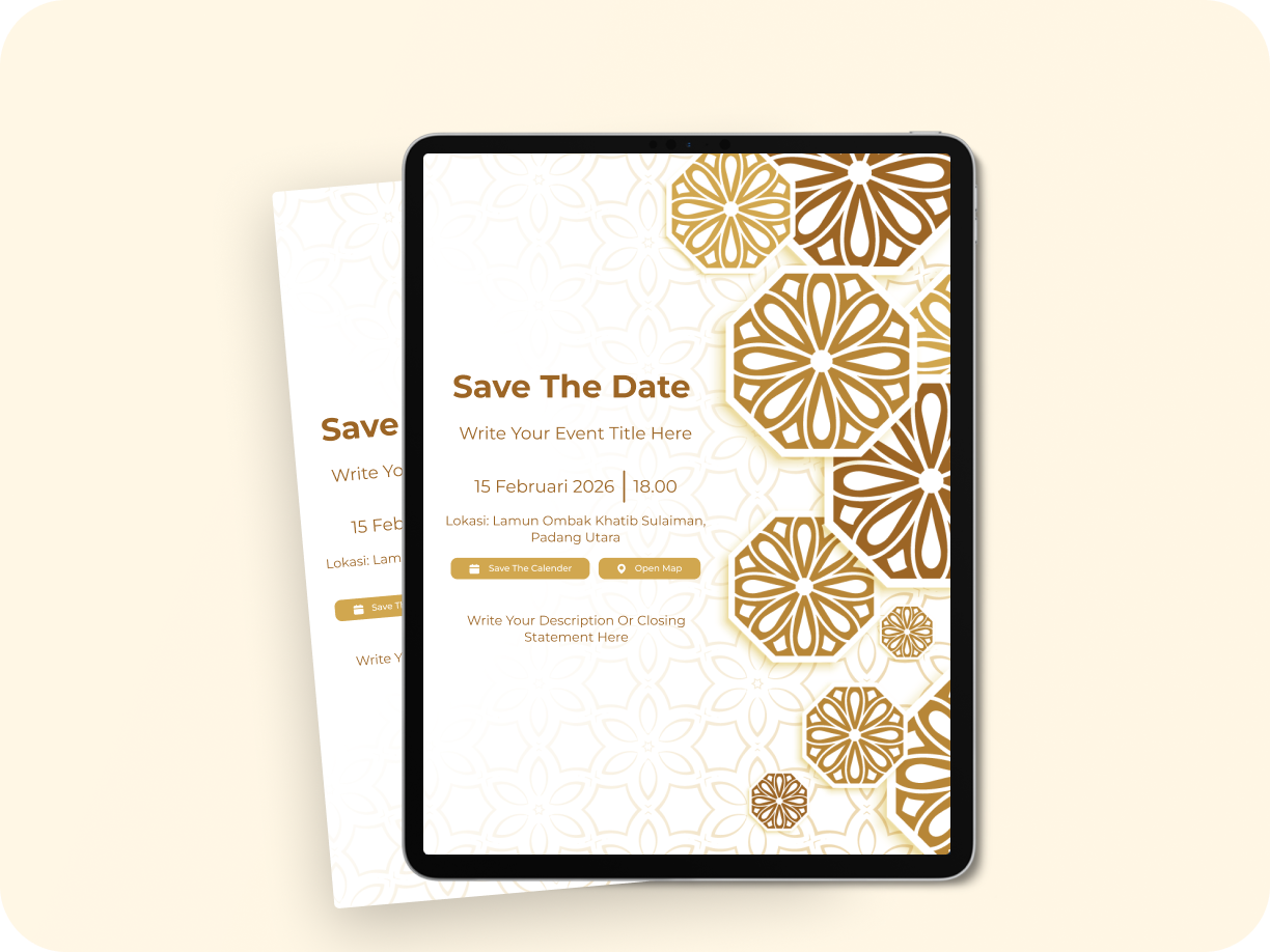 Mockup Islamic Decoration