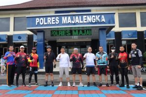 Polres Majalengka; Ajak Anggotanya Untuk Olah Raga Gowes Bersama IMG 20211128 WA0045