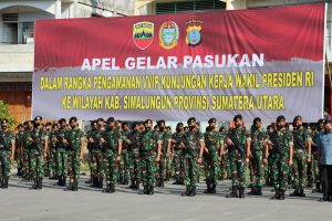 Kapolda Sumut Dampingi Pandam I BB Pimpin Apel Gelar Pasukan, 2479 Personil TNI Polri Diterjukan PAM VVIP Kunker Wapres IMG 20211209 WA0098