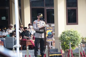 Amankan Natal dan Tahun Baru 2022, Polres Brebes Gelar Apel Pasukan Oerasi Lilin Candi IMG 20211223 WA0070