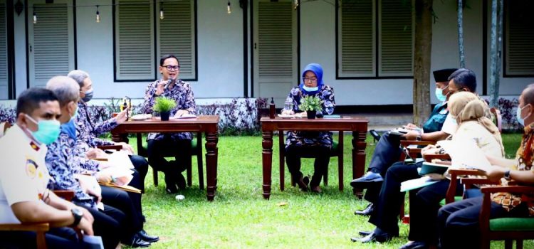Pemkab dan Pemkot Bogor Sepakat Menguatkan Kerjasama Protokol Kesehatan Covid-19
