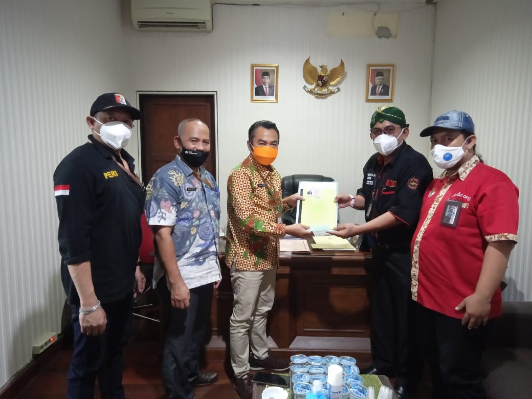 Audensi DPD Jatim Puskominfo Indonesia Ke Kantor Dinas Sosial Provinsi Jatim Apresiasi Rehabilitasi "AJIB"