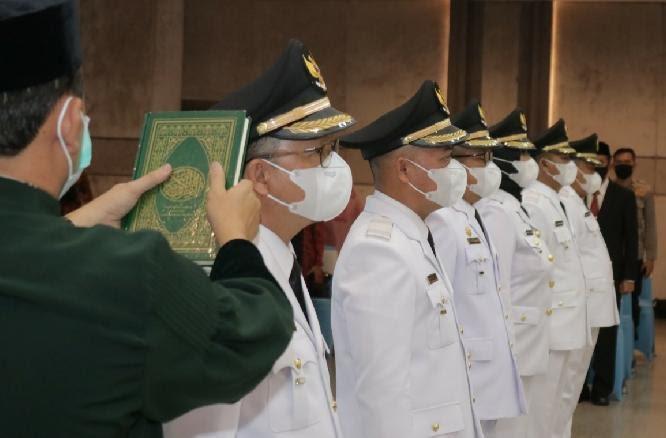 Bupati Dan Wakil Bupati Terpilih Dilantik Gubernur Babel