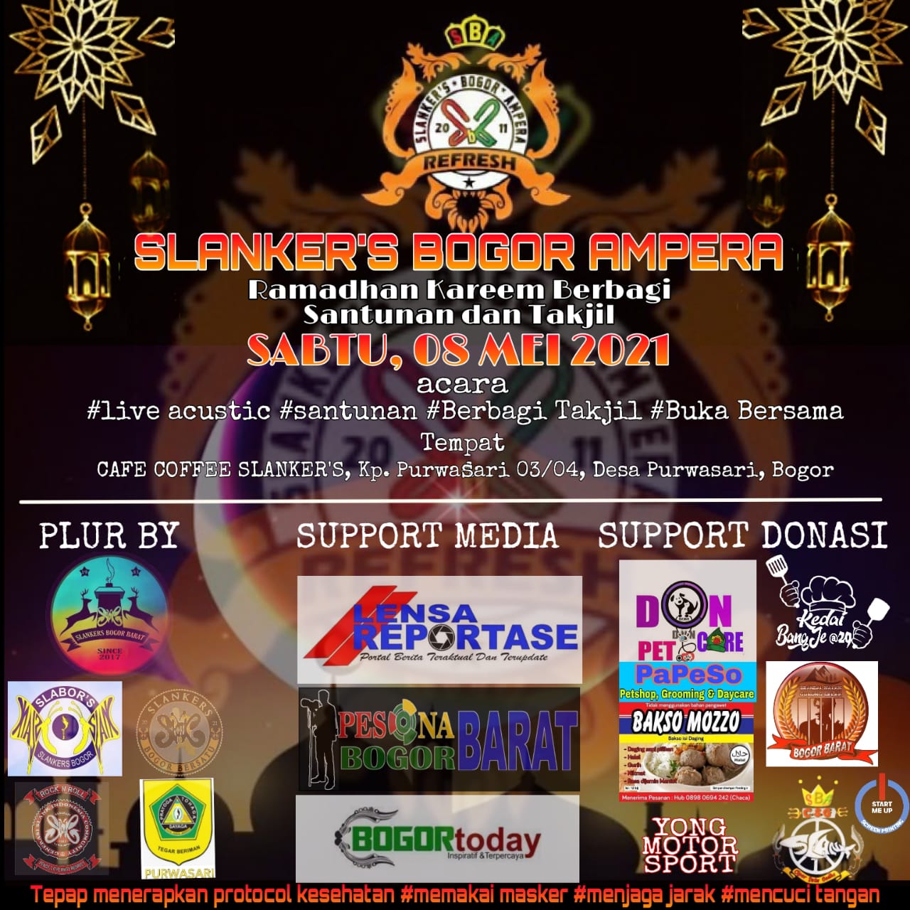 Slankers Bogor Ampera Santuni Anak Yatim