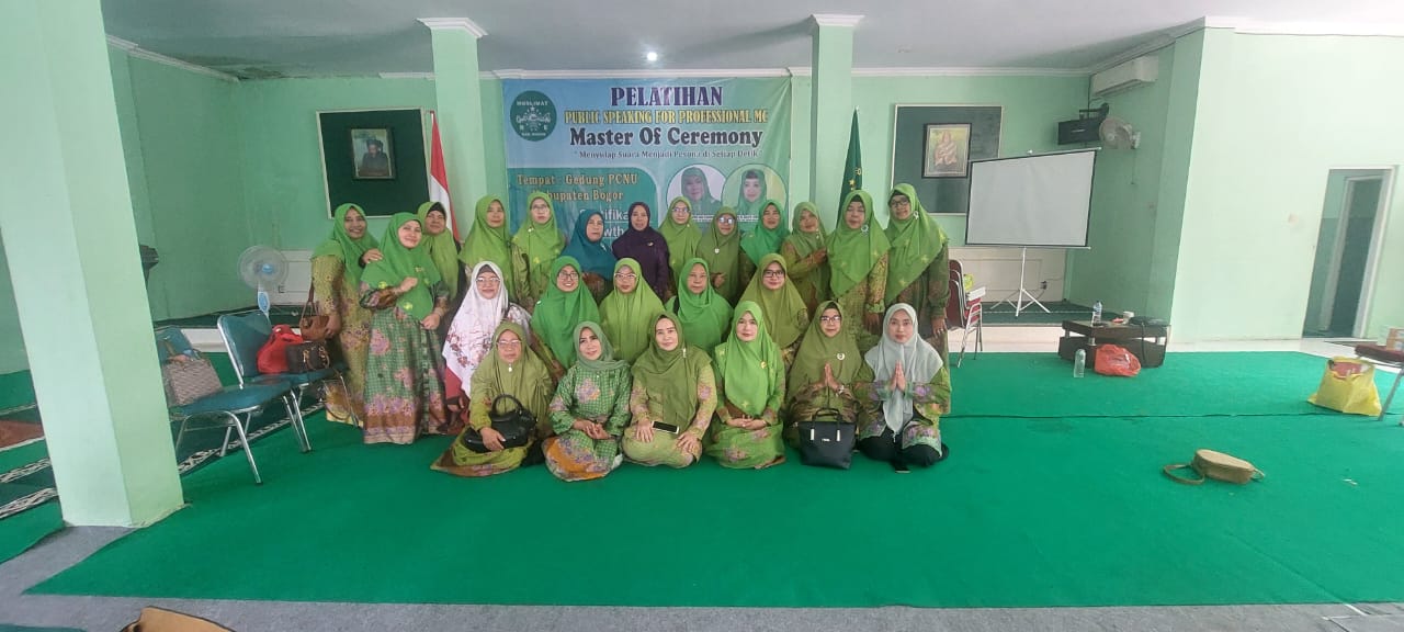 Pelatihan Public Speaking oleh Pimpinan Cabang Muslimat NU Kabupaten Bogor