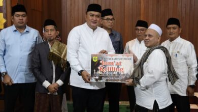 Rudy Susmanto Realisasikan Bantuan Rp.100 Juta Untuk Masjid Besar Kecamatan