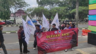 GMPB Gelar Aksi Unjuk Rasa di Kejari Cibinong dan Baznas Kabupaten Bogor