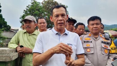 Jaro Ade Tinjau Langsung Jembatan Ambruk di Cigudeg, Warga Harap Percepatan Pembangunan