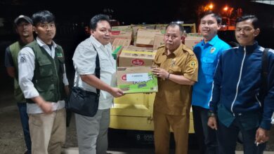 PT ANTAM Tbk UBPE Pongkor Salurkan Bantuan CSR untuk Korban Banjir Bandang Cigudeg
