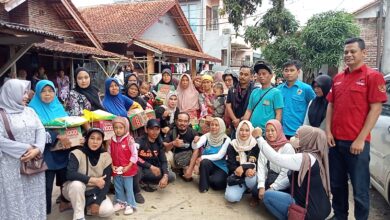 Sinergi PDI Perjuangan, Pospera, FKJBP, dan KNPI Jasinga di Tengah Bencana Banjir Bogor Barat