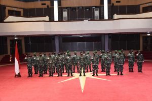 Panglima TNI Terima Laporan Korps Kenaikan Pangkat 22 Perwira Tinggi d9c5014440e7f040ff1f7c2972513037