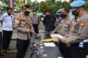 Propam Polres Tanjungpinang Gelar Pemeriksaan Kelengkapan Personel riksa kelengkapan personil1 1024x682 1