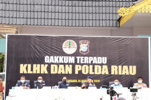 Gakkum KLHK dan Polda Riau Sita 664 Batang Kayu Gelondong dan 2.559 Keping Kayu Olahan 20201127 185203