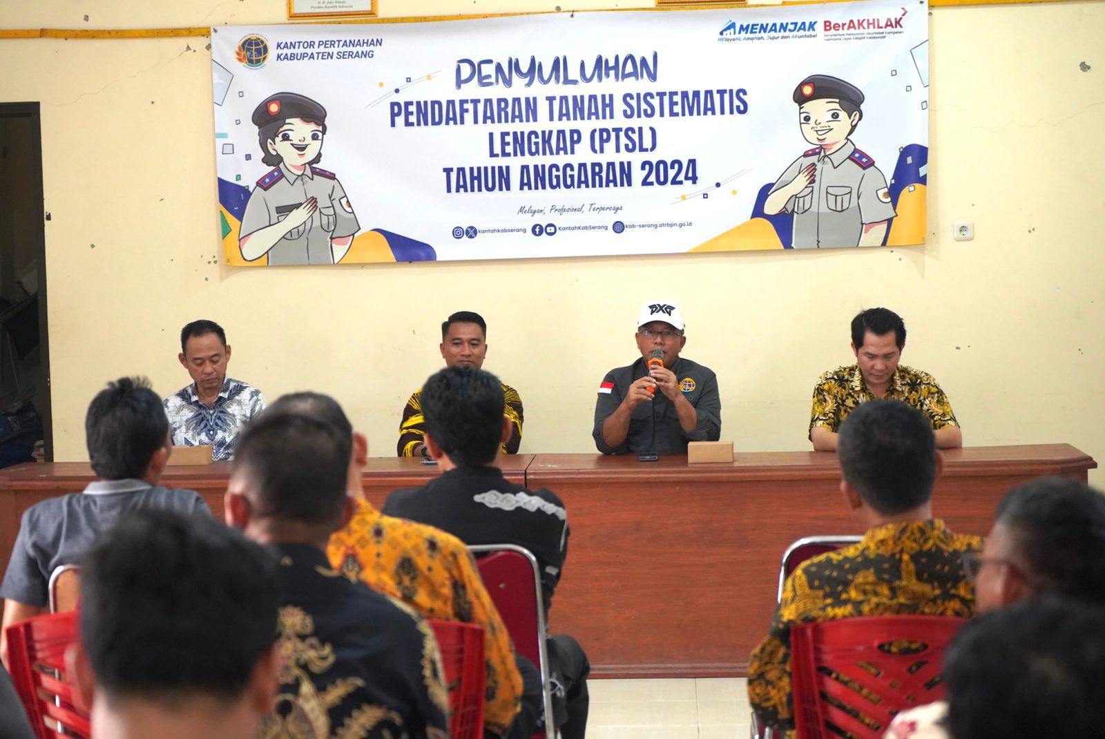 BPN Kab.Serang Laksanakan Sosialisasi dan Penyuluhan Program Pendaftaran Tanah