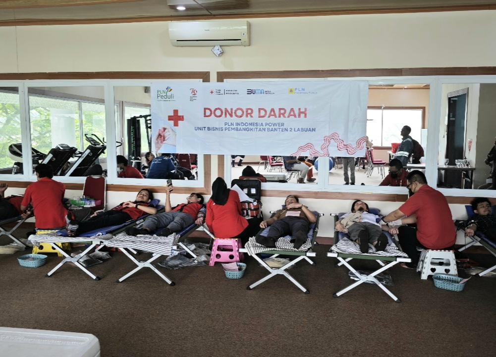 IMG-20240829-WA0018 Dalam Rangka HUT RI ke-79, PLN Indonesia Power UBP Banten 2 Labuan Gelar Donor Darah