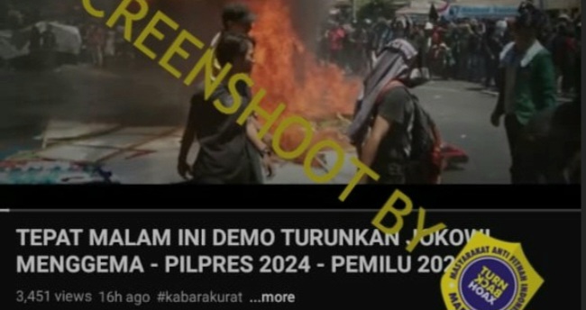 HOX !!! Adanya InfoTepat Malam Ini Demo Turunkan Jokowi Menggema – Pilpres 2024 – Pemilu 2024 Ini Penjelasannya