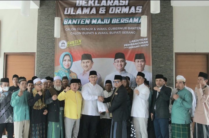 Ulama dan Tokoh Agama di Banten Dukung Andika dan Airin di Pilkada 2024
