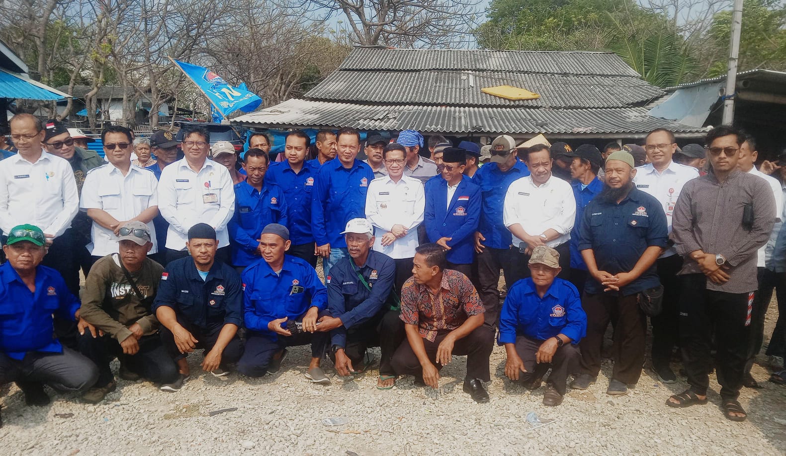 Masyarakat Nelayan Tanjung Peni Curhat ke Pjs Walikota dan Ketua HNSI DPC Kota Cilegon